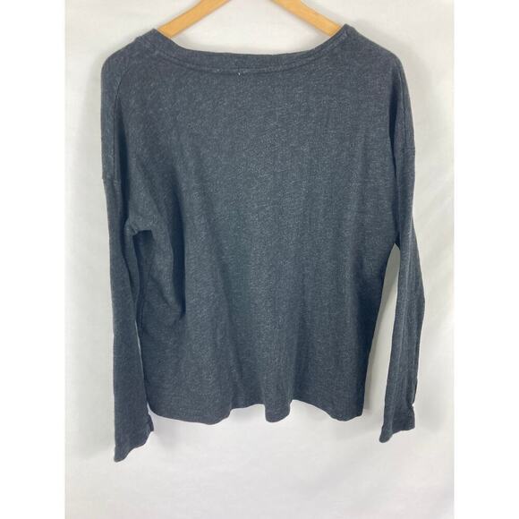 Standard James Perse V Neck Dark Grey Sweater Size 4 / XL - Picture 6 of 6